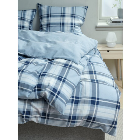Juego funda nórdica FRANCISKA 240x220 azul Azul