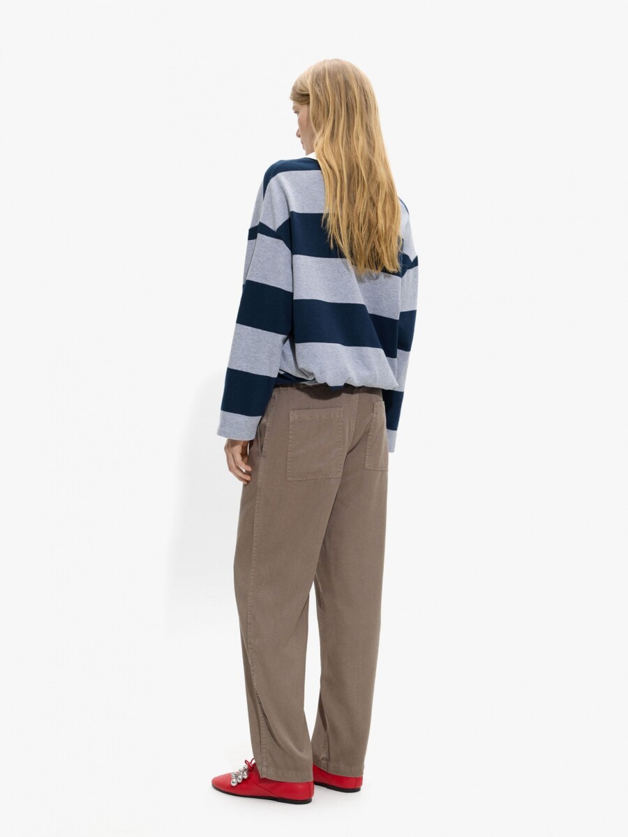 Pantalón Liso 100% Lyocell caqui