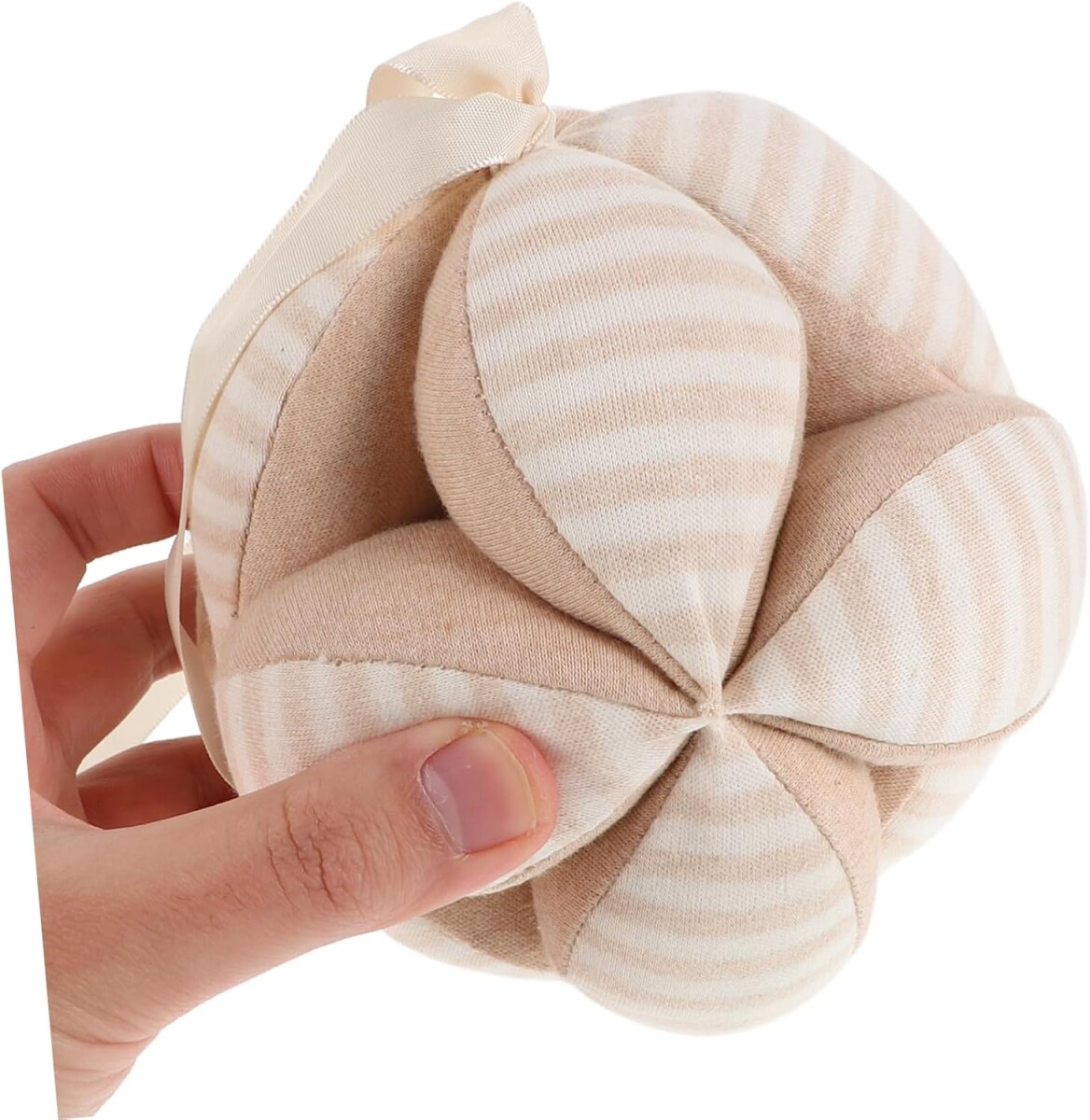 Pelota montessori tela beige 
