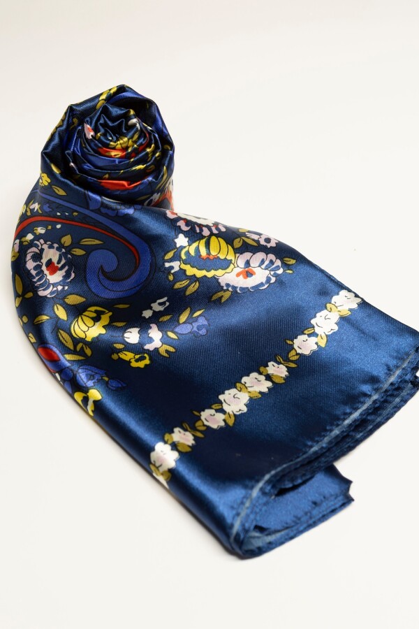 Pashmina Arabescos AZUL/MULTI