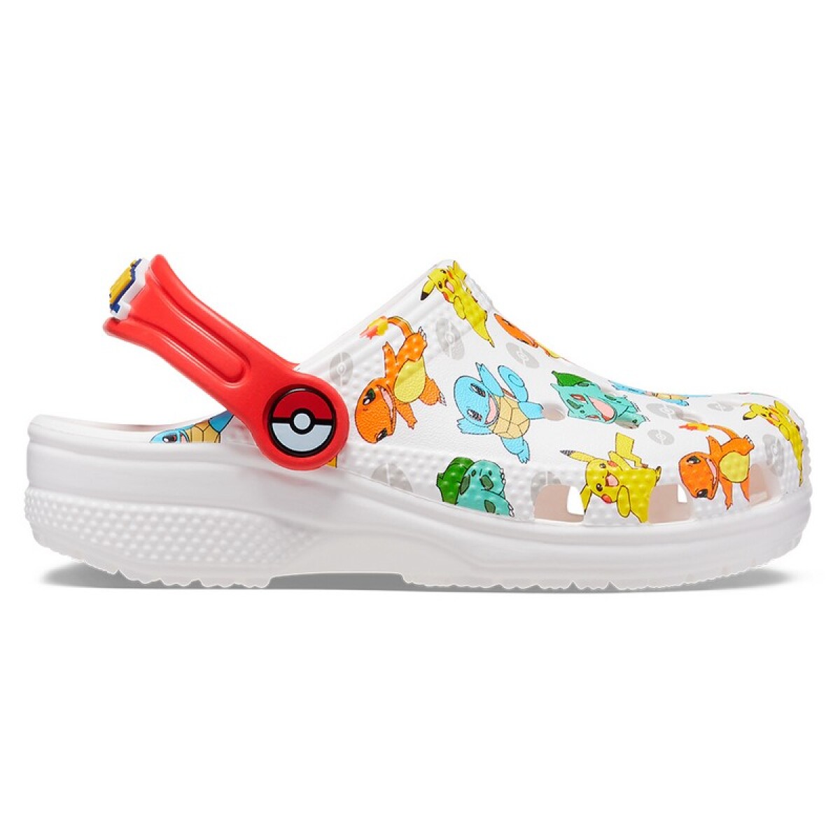 Crocs Classic Pokemon Kids - Blanco 