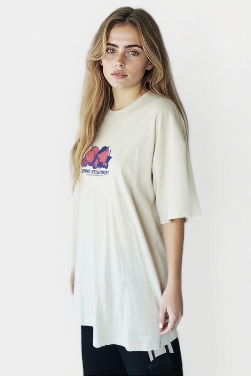 Remera Tilda Beige
