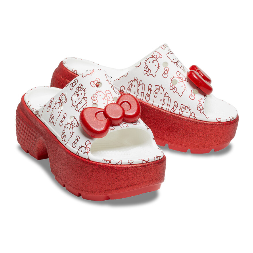 Hello Kitty Stomp Slide - Unisex White