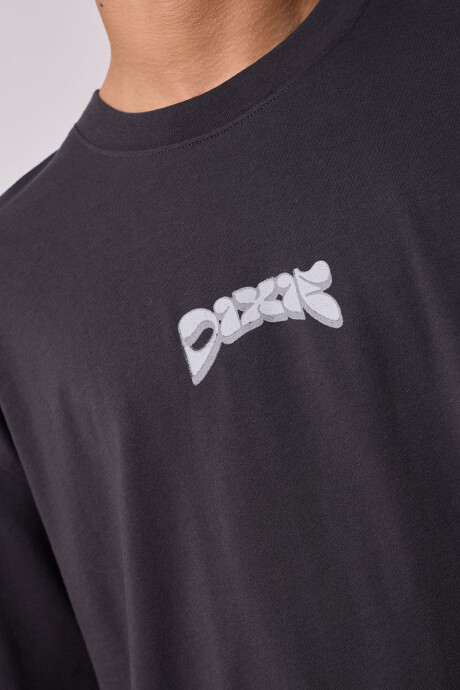 T-SHIRT LUFO DIXIE Gris Oscuro