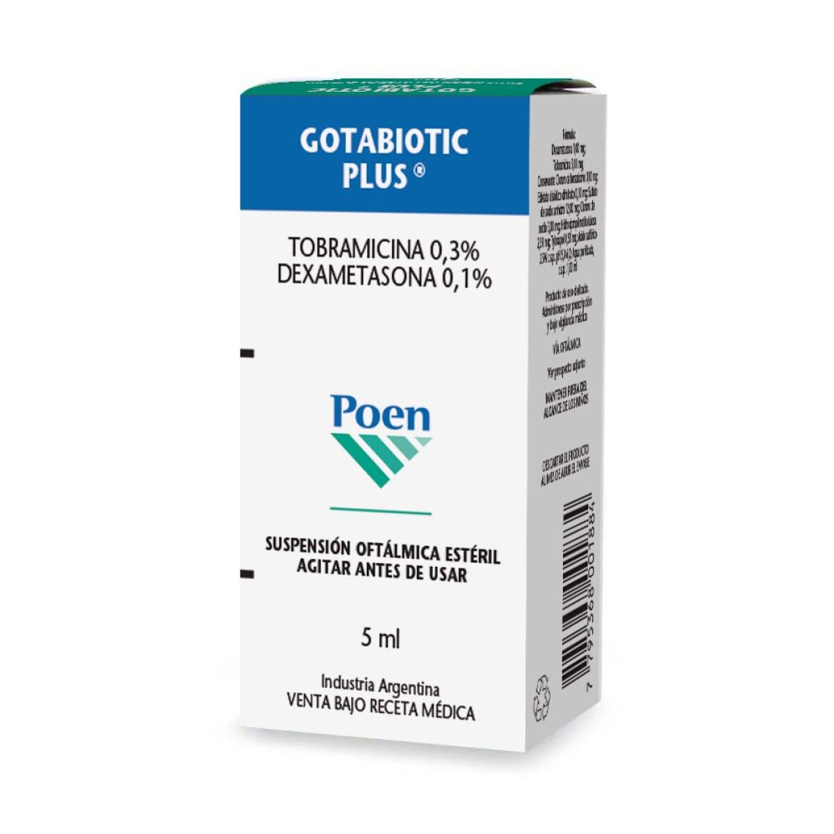 Gotabiotic Plus 5 ml | Colirio Antibiótico de Amplio Espectro