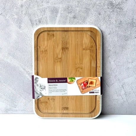Tabla Bambú Rectangular de Cocina 31cm x 23cm x 1.2cm Tabla Bambú Rectangular de Cocina 31cm x 23cm x 1.2cm