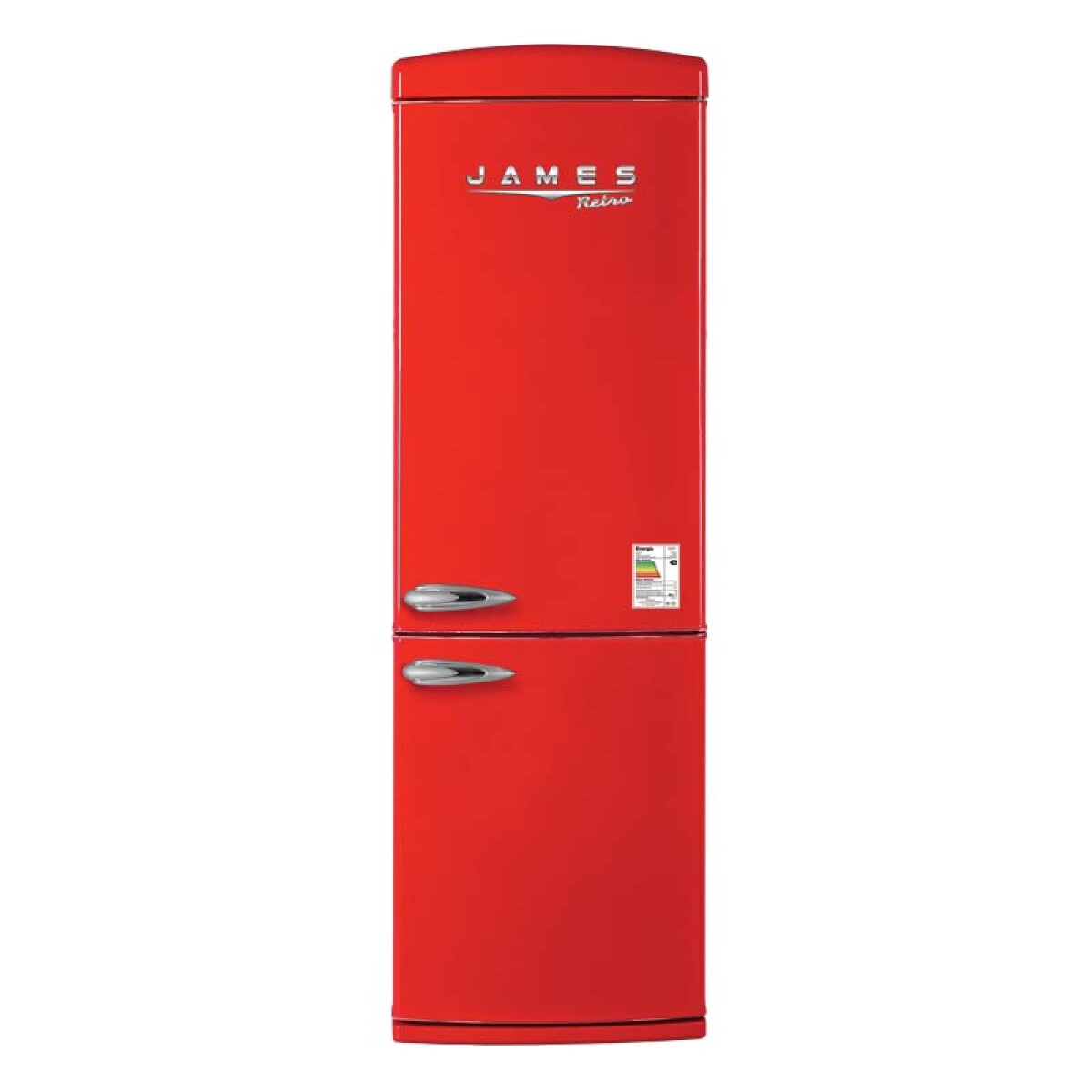 Heladera JAMES J373 Retro 324 Litros - Rojo 