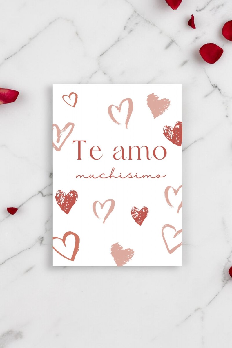 Tarjeta amor 10x15 - DISEÑO 7 