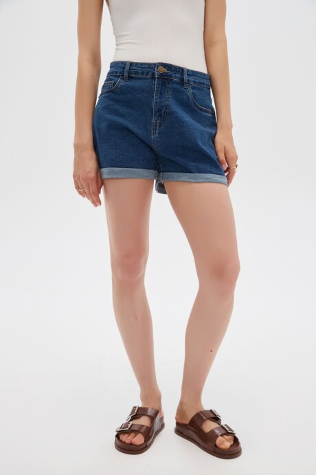 Short Eloide Azul Medio