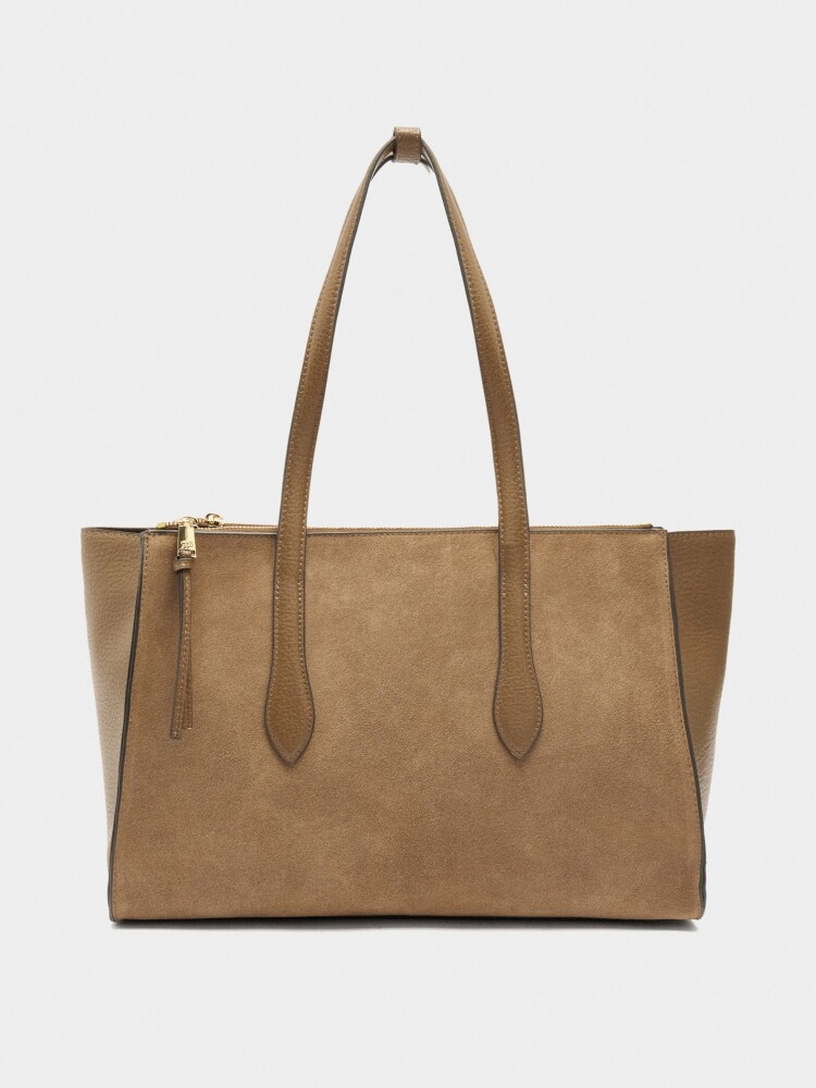 Bolso Para Portátil 15" Con Piel camel