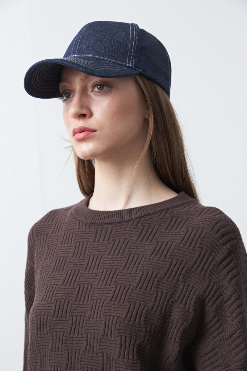 SWEATER CHESS Chocolate