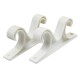 Set x2 soportes de techo doble BLANCO