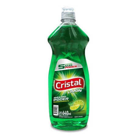 DETERGENTE CRISTAL LIMON VERDE CONCENTRADO 640ML 001