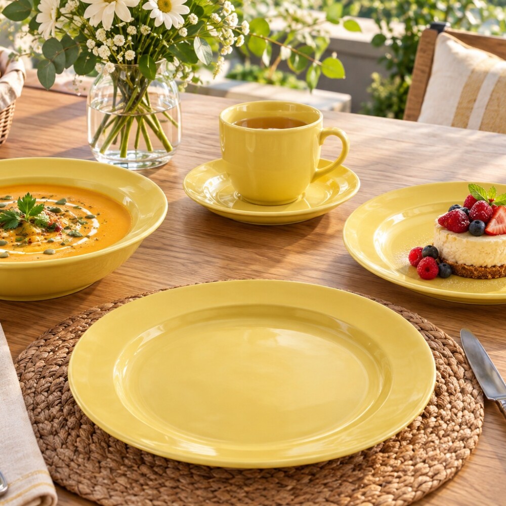 Plato postre Amarelo 19 cm BIONA Plato postre Amarelo 19 cm BIONA