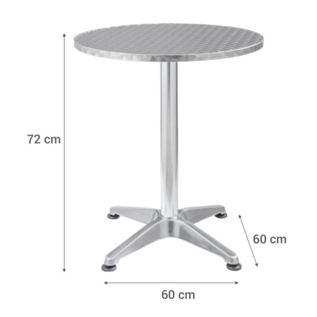 Mesa de Exterior Home Collection de Aluminio Redonda Mesa de Exterior Home Collection de Aluminio Redonda