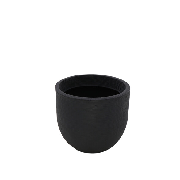 Maceta "LAOS" Ø33 x 28cm. color grafito -TRAMONTINA TD0240