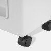 ORGANIZADOR PLAST BLANCO C/RUEDITAS 5 NIVELES Unica
