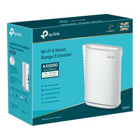 Repetidor Wifi Tp-link RE900XD 2,4GHZ/5GHZ AX6000 001
