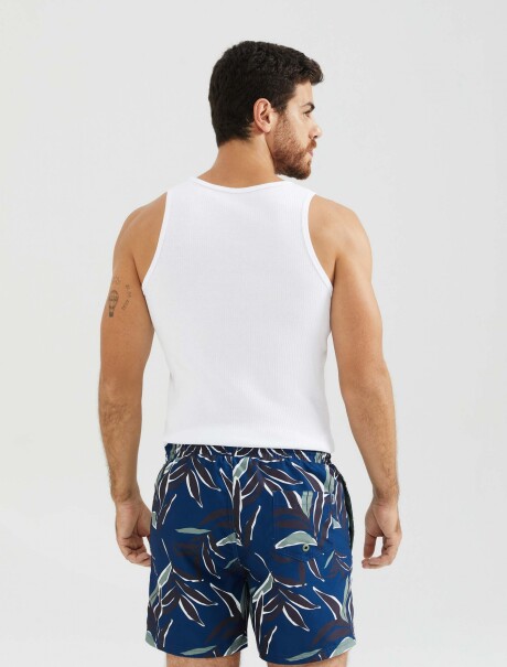 SHORT ESTAMPADO CON SUSPENSOR SHORTS MASC