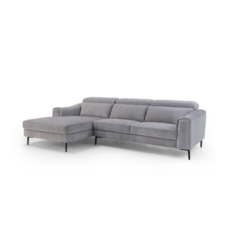Rinconera Luke - Tela Microfibra - Chaise Izquierda 6686-7 Gris