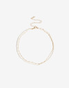 Collares Cortos Perla Collar Corto Multicadena Perla - Dorado