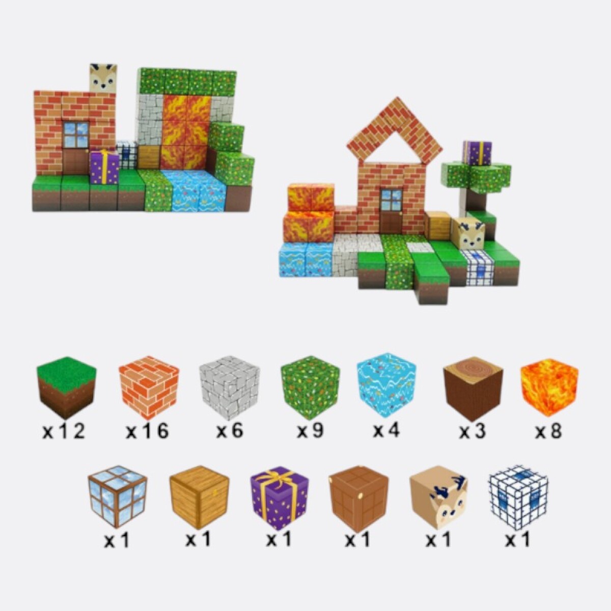 Juego De Cubos Magnéticos 