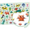 Set x3 láminas de stickers grandes Animales