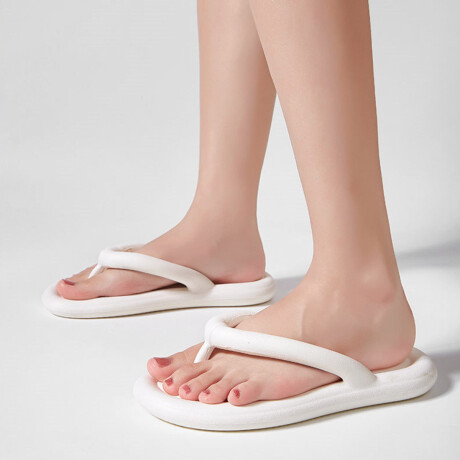Chancletas Sandalias Ojotas Gomones Piscina Dama Blanco