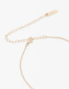 Cadena Corta con Dije Strass Collar Con Dije Cubic Zirconia - Dorado