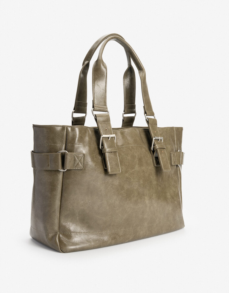 Shopper Cartera Formato Shopper - Verde Militar