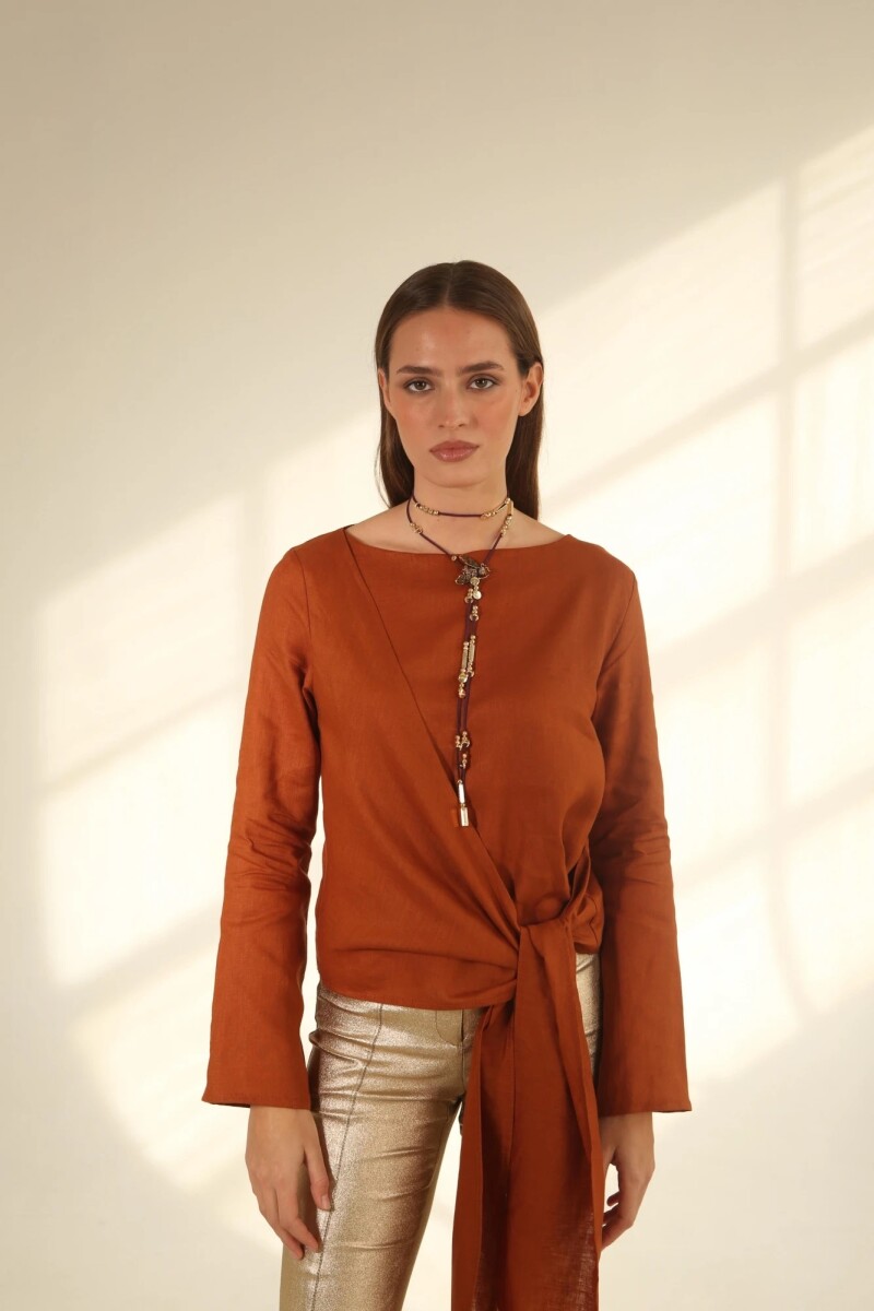 BLUSA LIBELULA Terracota