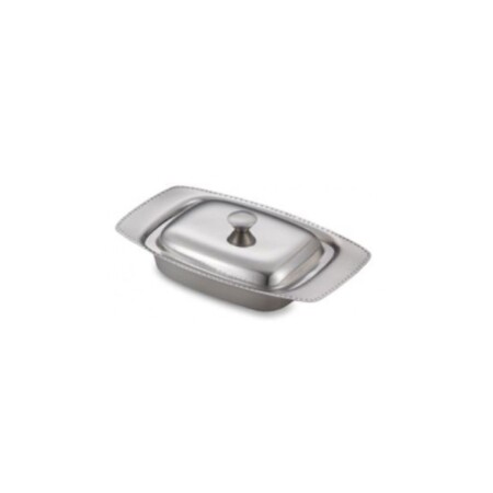 MANTEQUERA CON TAPA ACERO INOX CORRINA 18.5X12.5CM MANTEQUERA CON TAPA ACERO INOX CORRINA 18.5X12.5CM