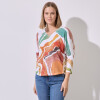 Blusa Tejido Printed MULTI/TOSTADO