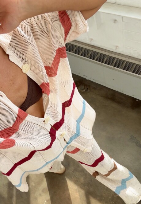 Camisa Riga SS26 Zig Ombré