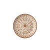 PLATO DIS MANDALA BEIGE P/POSTRE RENDEIRAS 21CM Unica