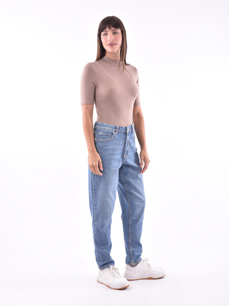 POLERA BASIC BEIGE OSCURO