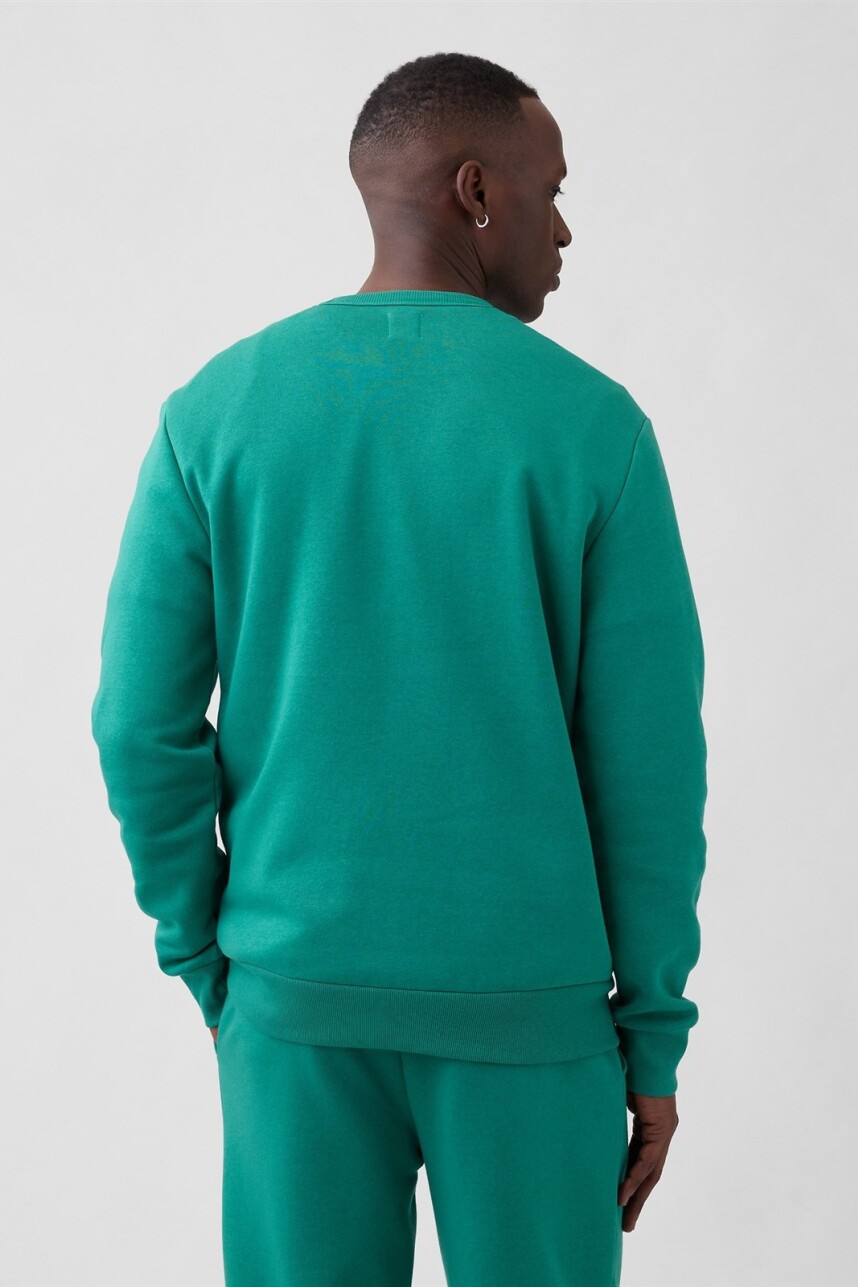Buzo Deportivo Logo Gap Hombre Green Shade 183