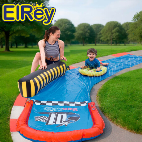 Deslizador Tobogán Agua Inflable Curvo 85x478 Jilong Jil051126