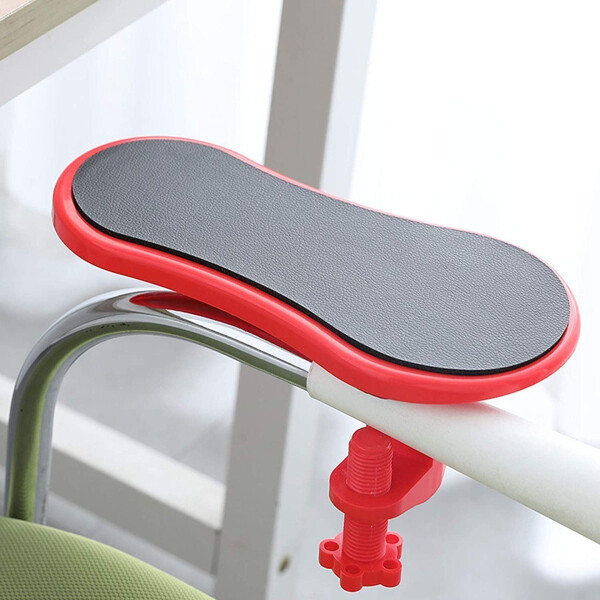 Soporte De Brazo Ratón Muñeca Descanso Ergonómico Escritorio variante color ROJO