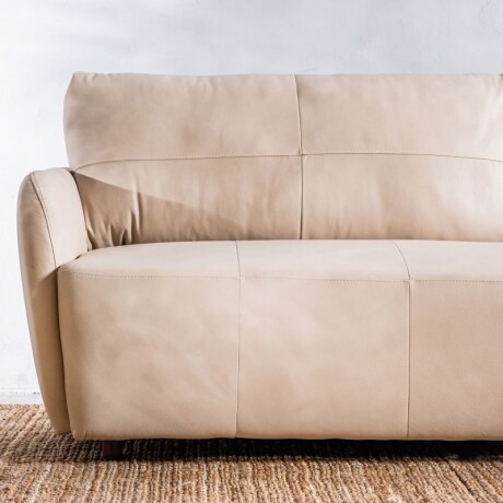 Sillón Cuero Teruel 3 Cuerpos Duna U