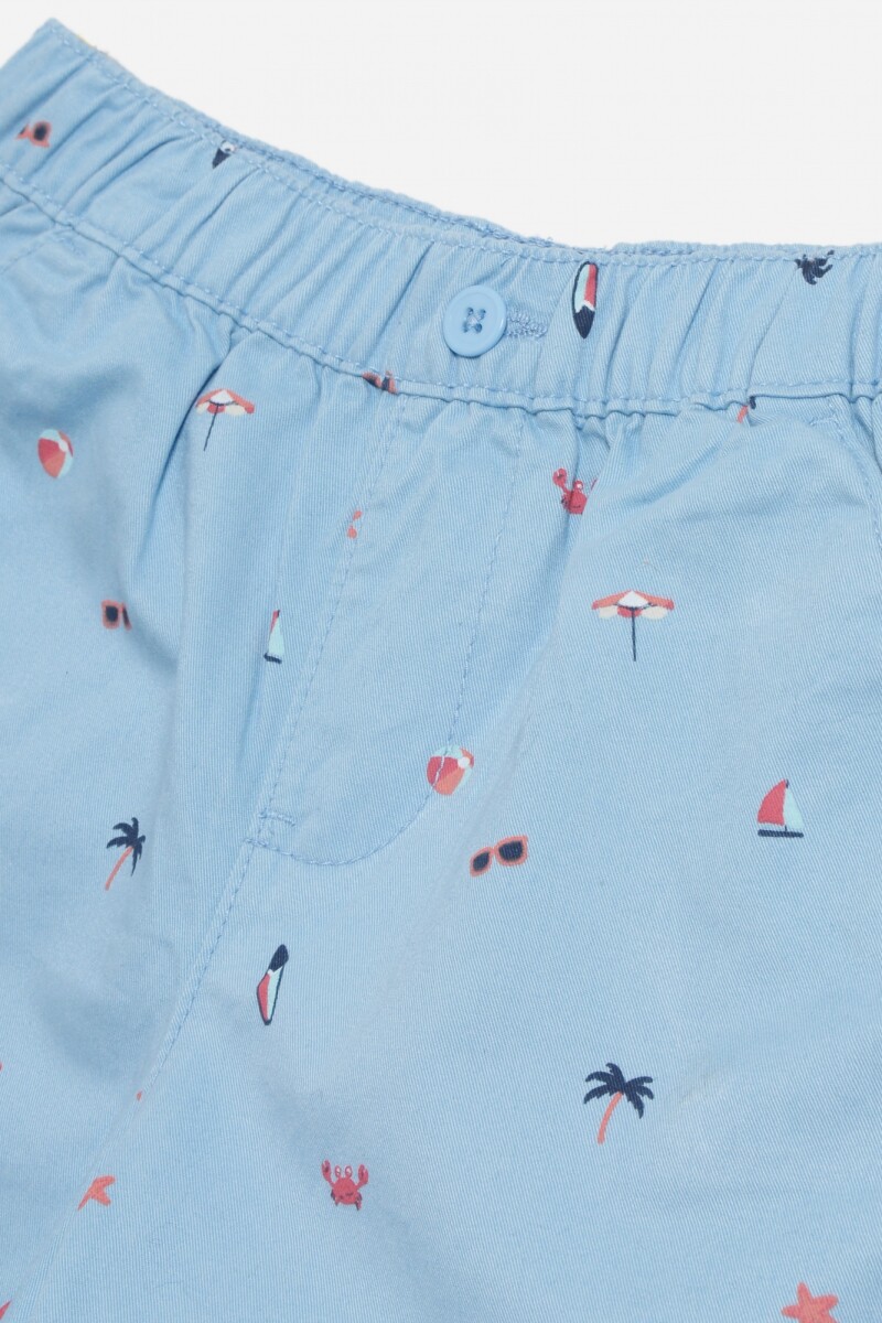 Short con mini print CELESTE