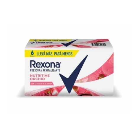 Rexona Pack x6 jabones Nutritive Orchid