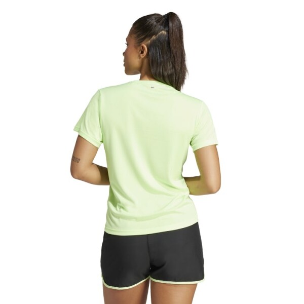 Remera Adidas Run It Verde