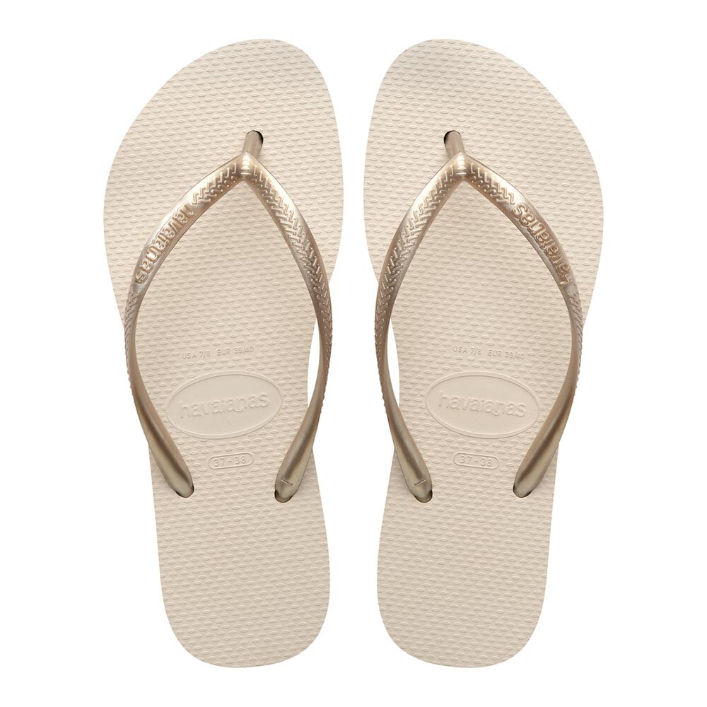 Sandalias Havaianas Slim Flatform Mujer Beige