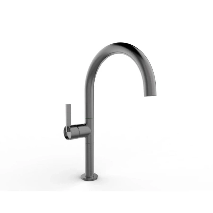 Grifería de Lavatorio Alto Monocomando Gun Metal Linea Gloria Grifería de Lavatorio Alto Monocomando Gun Metal Linea Gloria