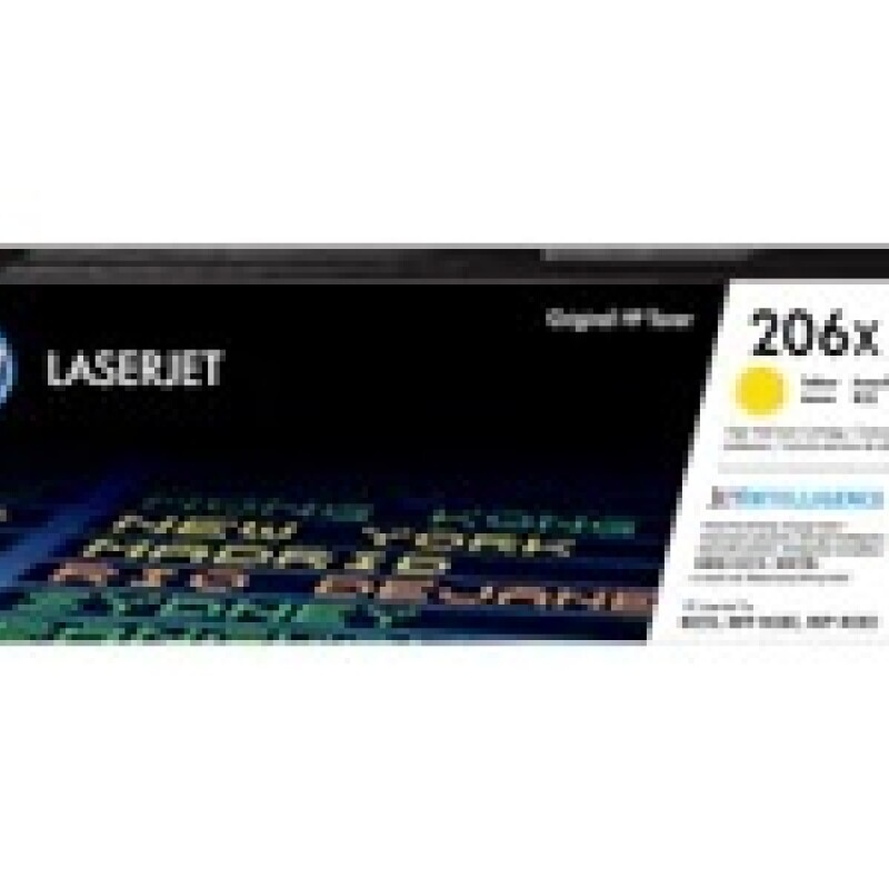 HP 206X - Alto rendimiento - amarillo - original - LaserJet - cartucho de tóner (W2112X) - para Color LaserJet Pro M255, M283, M HP 206X - Alto rendimiento - amarillo - original - LaserJet - cartucho de tóner (W2112X) - para Color LaserJet Pro M255, M283, M