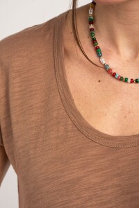Remera Algodón Flame Mocha