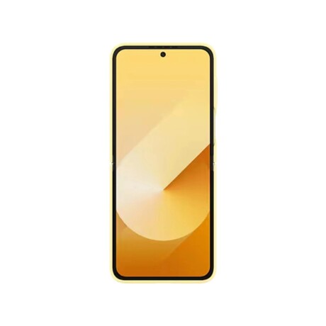 Funda Samsung Silicone Case con Anillo para Galaxy Z Flip6 Yellow