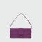 Longchamp -Cartera de cuero con solapa, Box-trot Violeta
