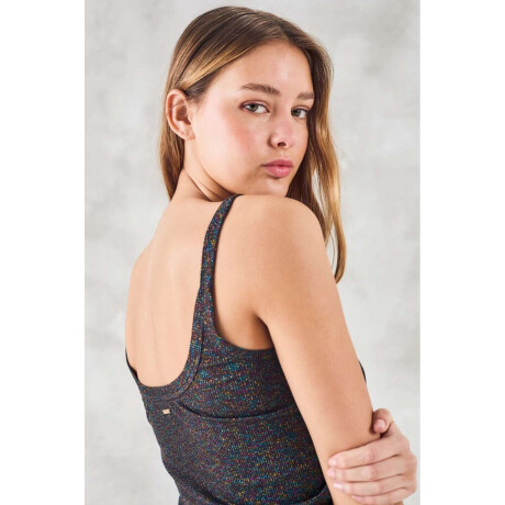 Musculosa Lurex Negro